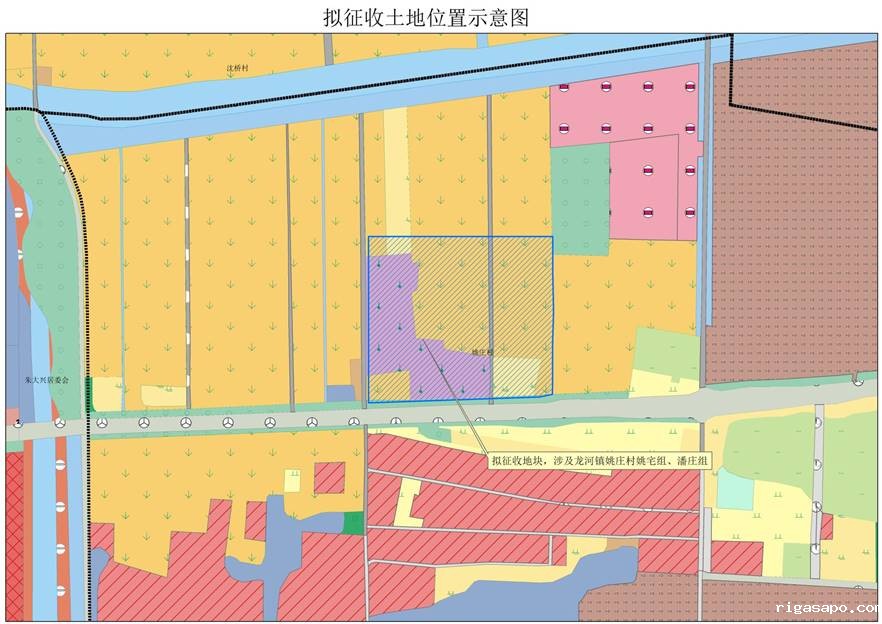 拟征收土地位置示意图